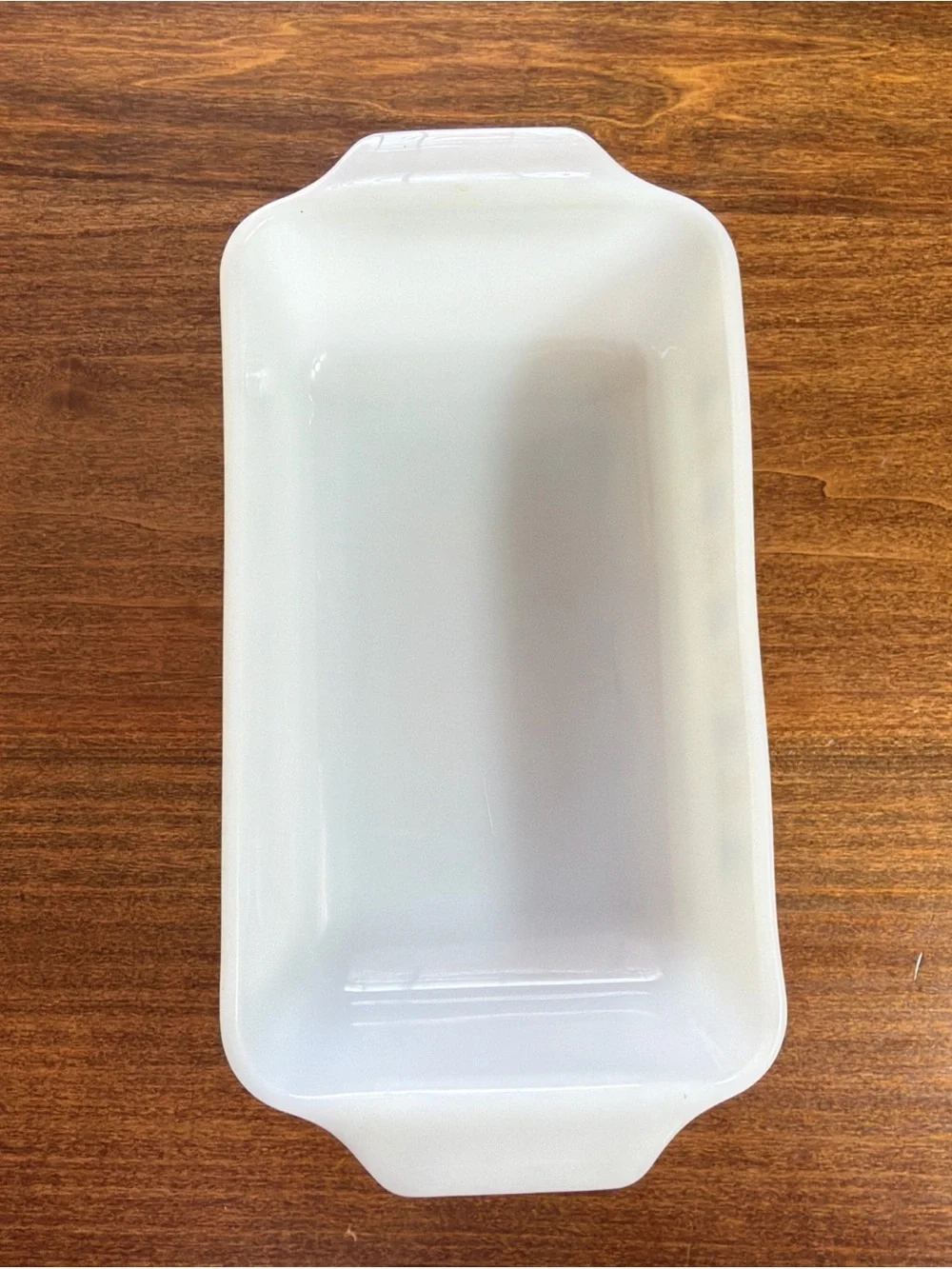Anchor Hocking Fire King Loaf Pan  Candle Glow Atomic